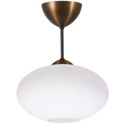 Bullo plafond oxid/opal lång