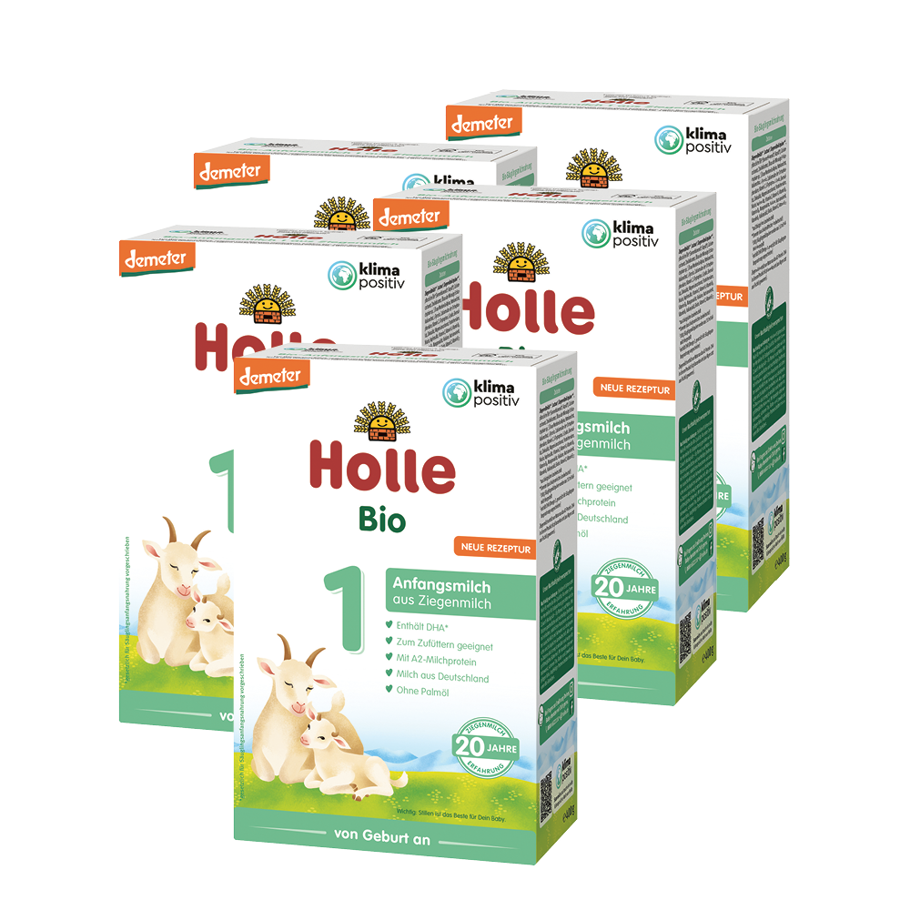 Demeter Anfangsmilch 1 auf Ziegenmilchbasis - 5x400g - von Geburt an