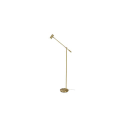 Cato golvlampa blankslipad mässing dimbar