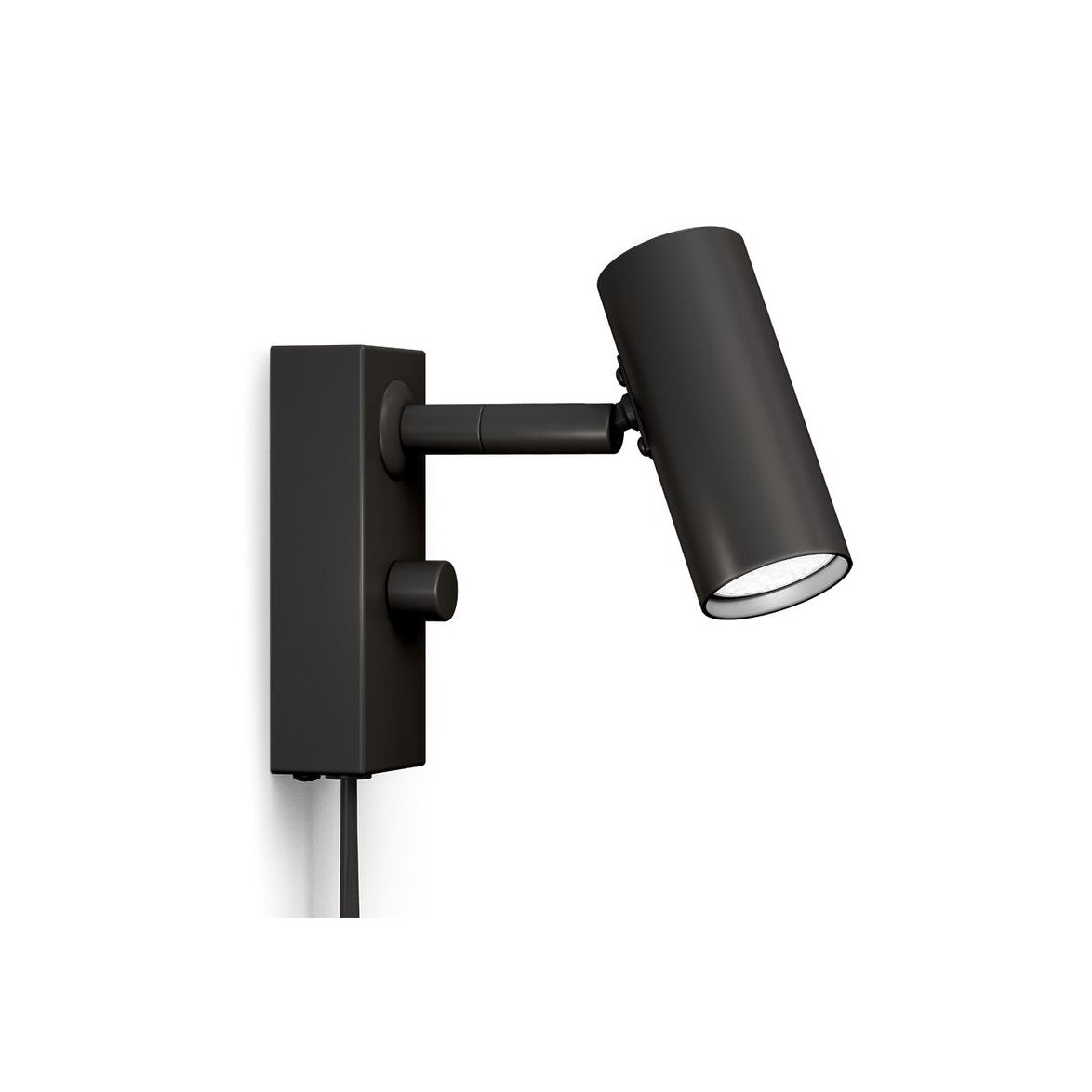 Cato vägglampa mattsvart/mattsvart enkel