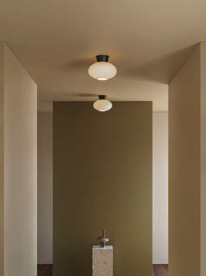 Bullo plafond alu/klar lång