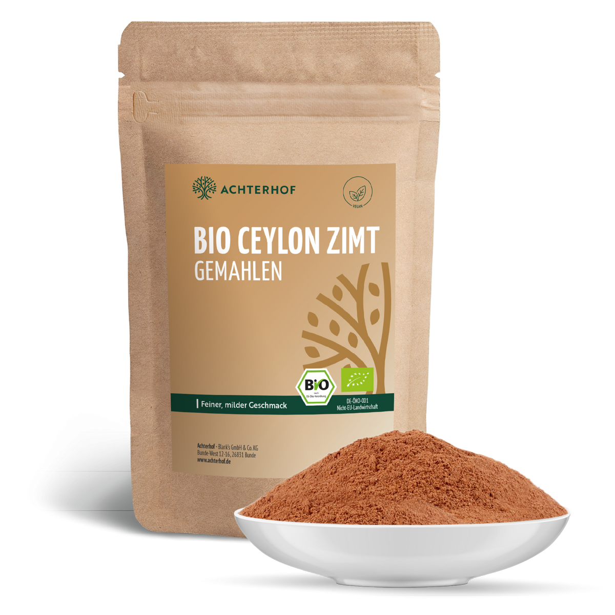 Bio Ceylon Zimt gemahlen (1000g)