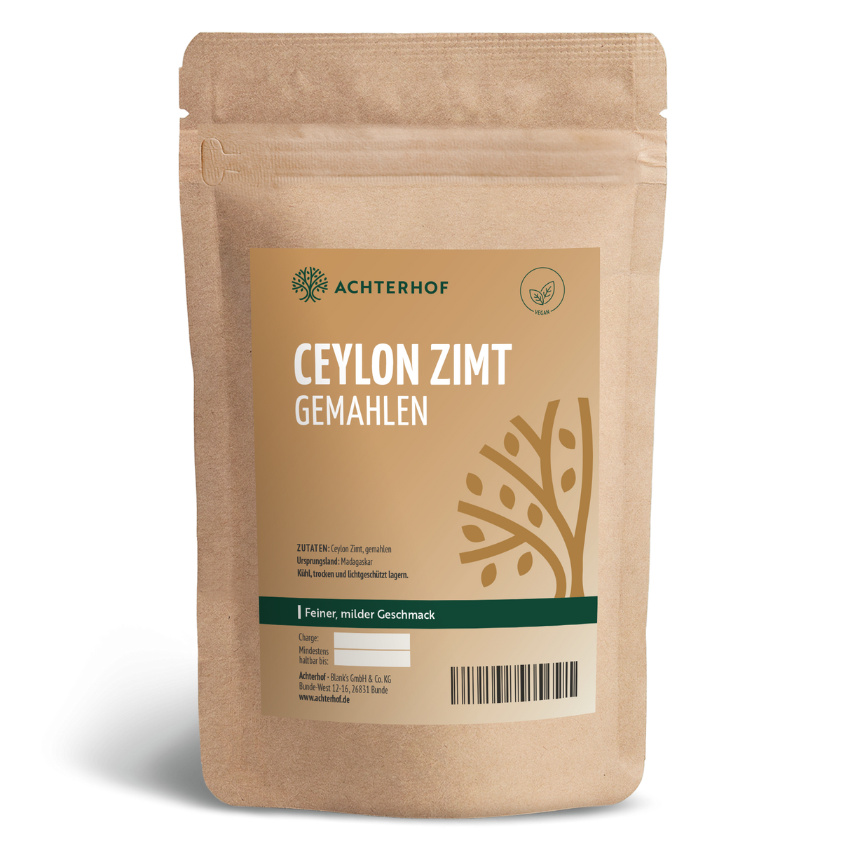 Ceylon Zimt gemahlen (500g)