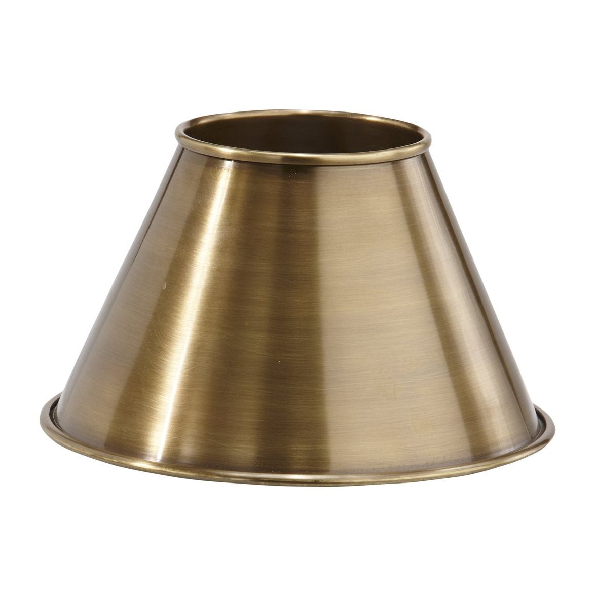 Classic Metallskärm Antikmässing 19cm
