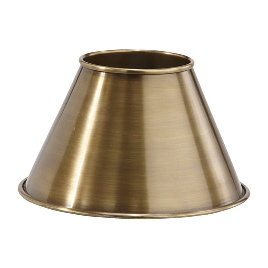 Classic Metallskärm Antikmässing 19cm