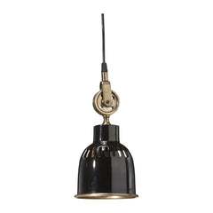 CLEVELAND taklampa svart/antik 14cm