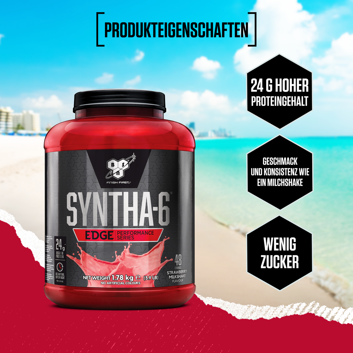 Syntha-6 Edge (1780g) Stawberry