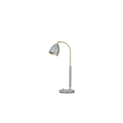 Deluxe bordslampa varmgrå/mässing