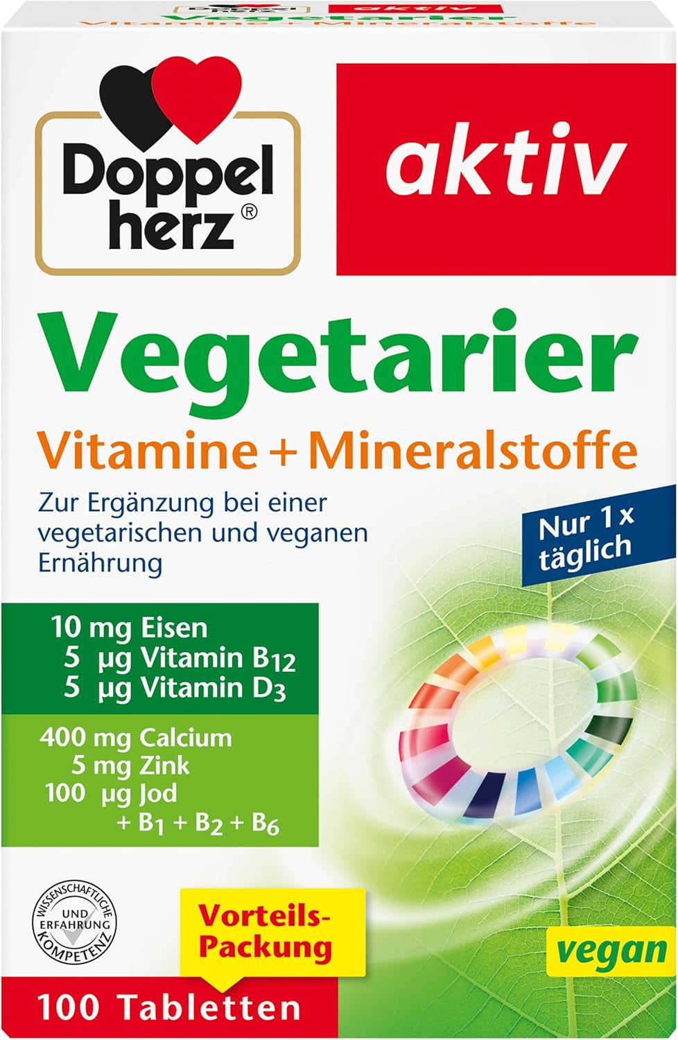 Vegetarier Vitamine + Mineralen (100 Tabletten)