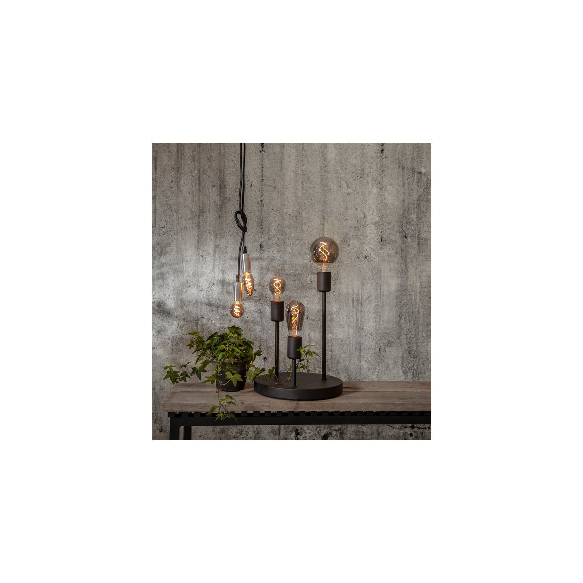 Edison LED E27 40Lm Smoke