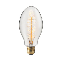Ellipsoid 75mm klar E27 40W