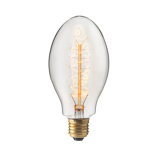 Ellipsoid 75mm klar E27 40W