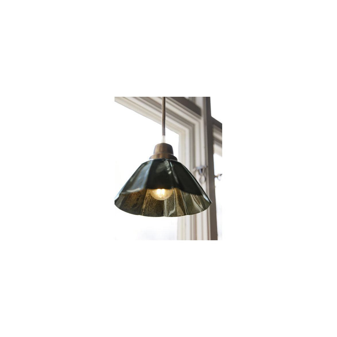 Ester fönsterlampa grön 17 cm