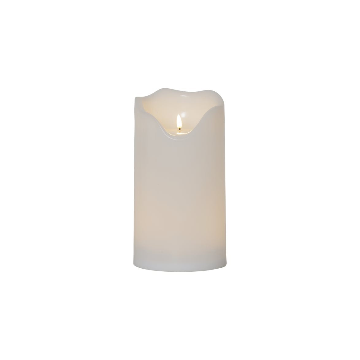 Flamme Grand batteriljus mellan
