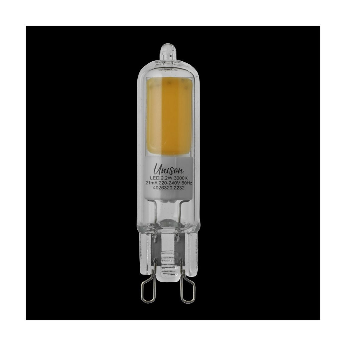 G9 LED klar 250lm 3000K dimbar