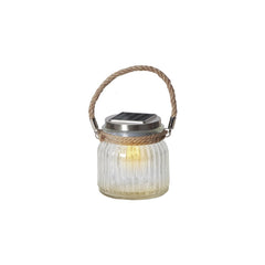 GLASS JAR solcellslampa