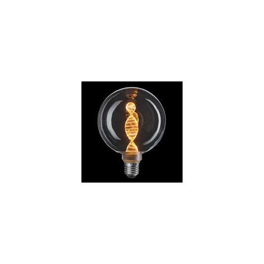 Glob DNA LED 125 clear E27