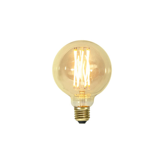 LED-lampa E27 G95 Vintage Gold Amber