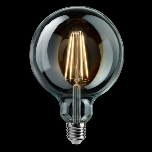 Glob LED E27 3-steg klar 125mm 720lm 2200K