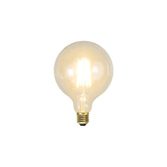 Glob LED E27 klar 125mm 320lm 2100K dimbar