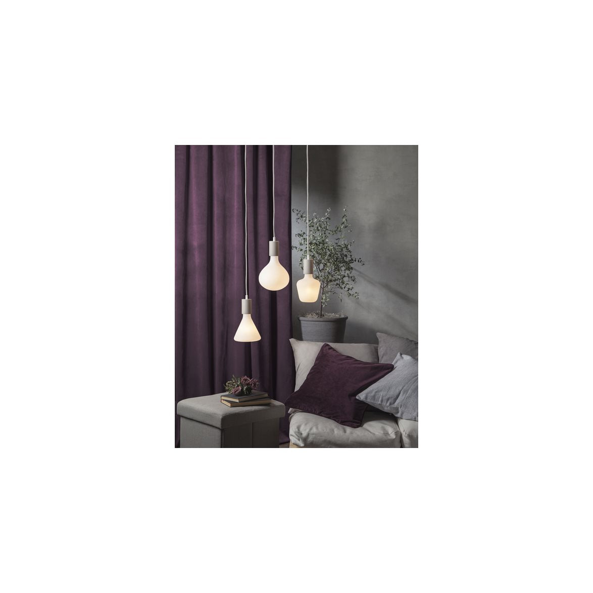 Glob LED E27 opal 420Lm 2600K dimbar