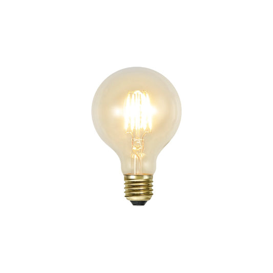 Glob LED E27 klar 80mm 140lm 2100K dimbar