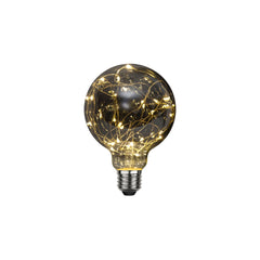 Glob LED rök ljusslinga E27