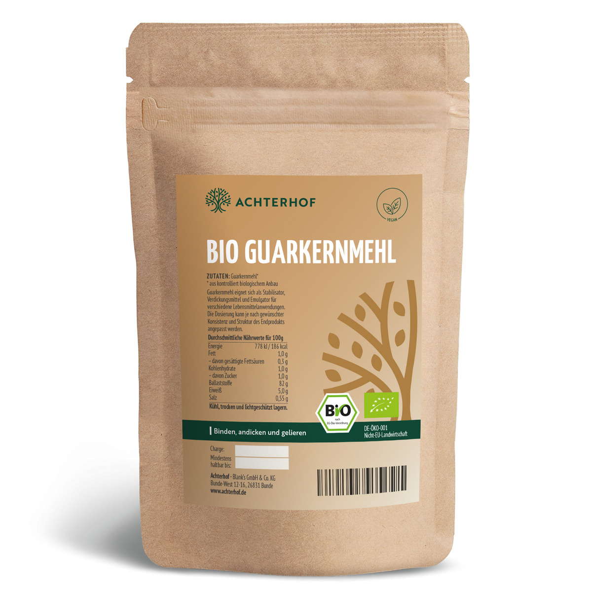 Bio Guarkernmehl (1000g)