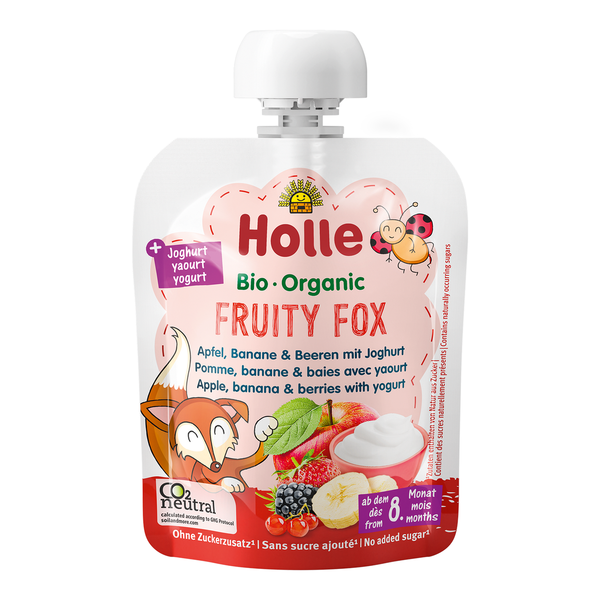 Bio Pouchy mit Joghurt ab dem 8. Monat (10x85g)
