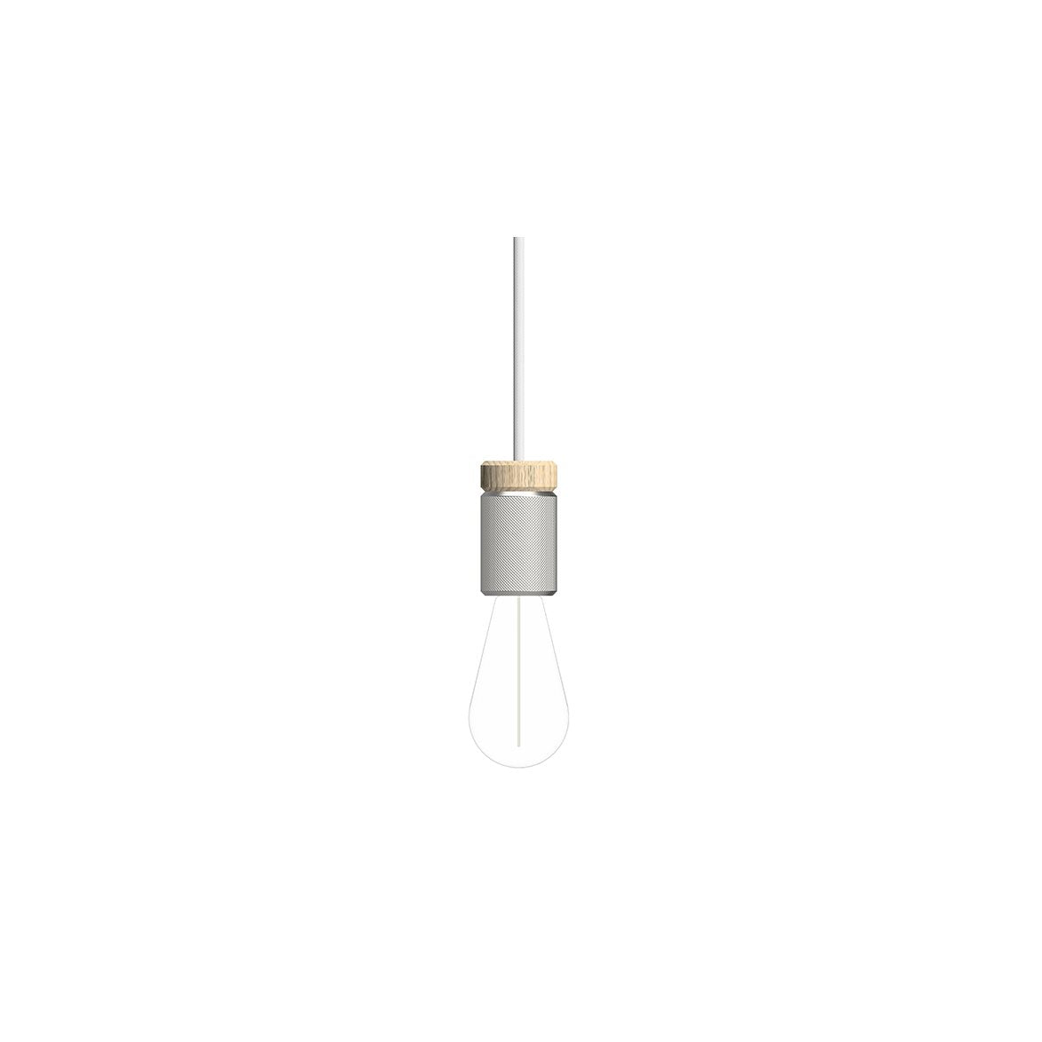 Holder pendel E27 silver