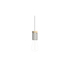 Holder pendel E27 silver