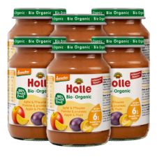 Apfel & Pflaume - 6x190g - Bio ab dem 6. Monat