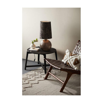 JONNA lampfot brun vintage 32cm