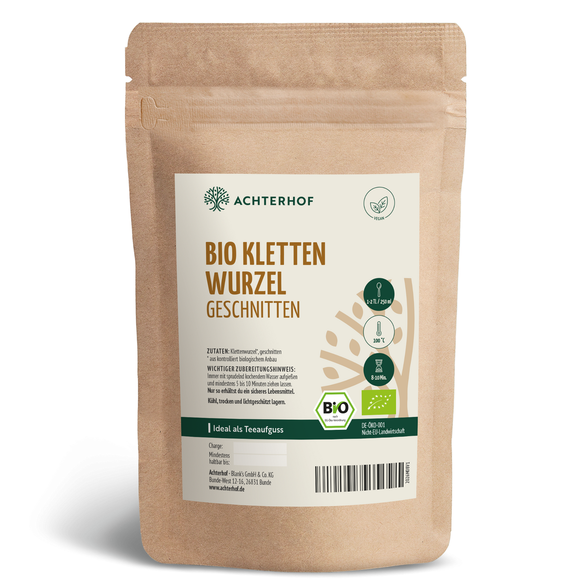 Klettenwurzel geschnitten Bio (250g)