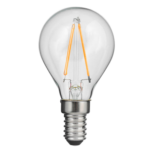 Klot LED E14 klar 80lm 2700K