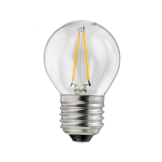 Klot LED E27 klar 80Lm 2700K