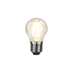 Klot LED E27 klar 470lm 2700K