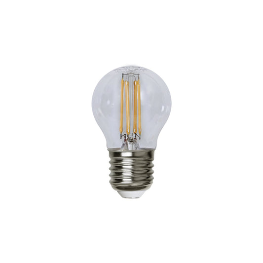 Klot LED klar E27 470lm 2700k dimbar