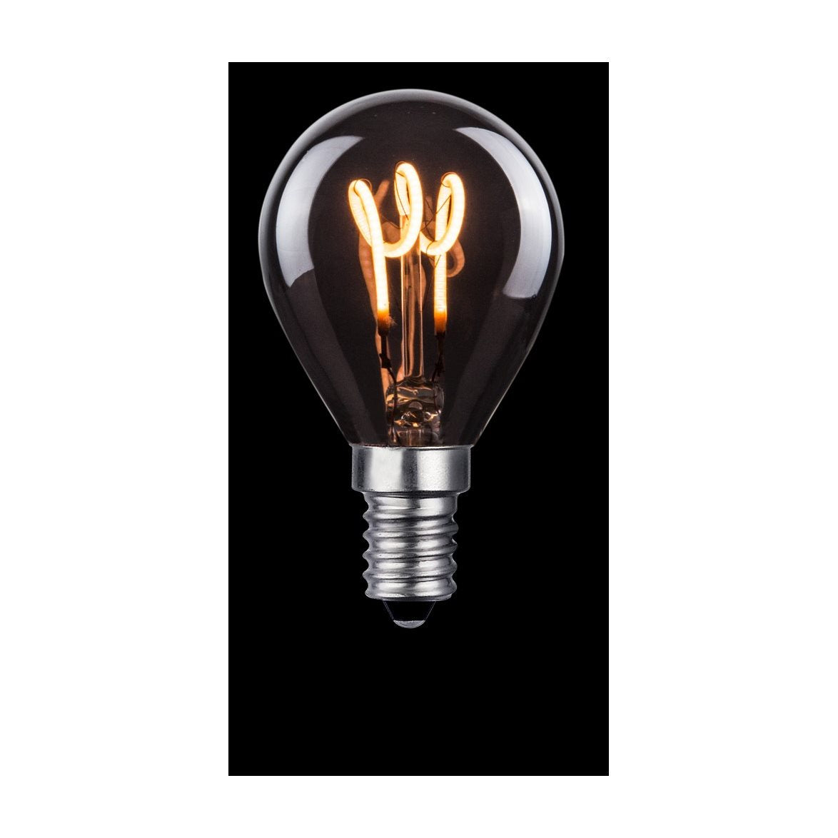Klot LED Nero 3-steg E14 rök