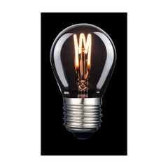 Klot LED Nero E27 3-steg rök