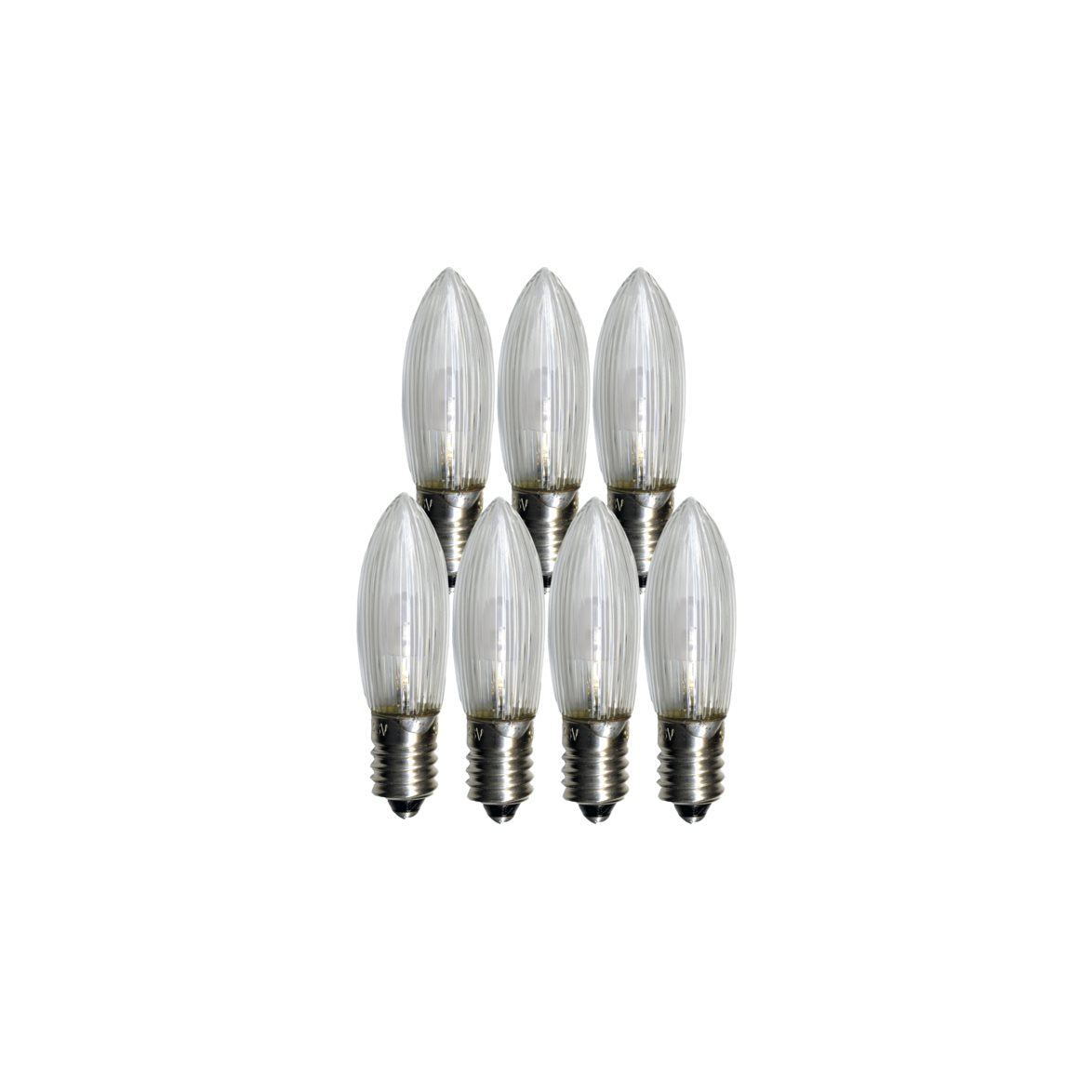 Reservlampa 7-pack 10-55V  LED Transparent