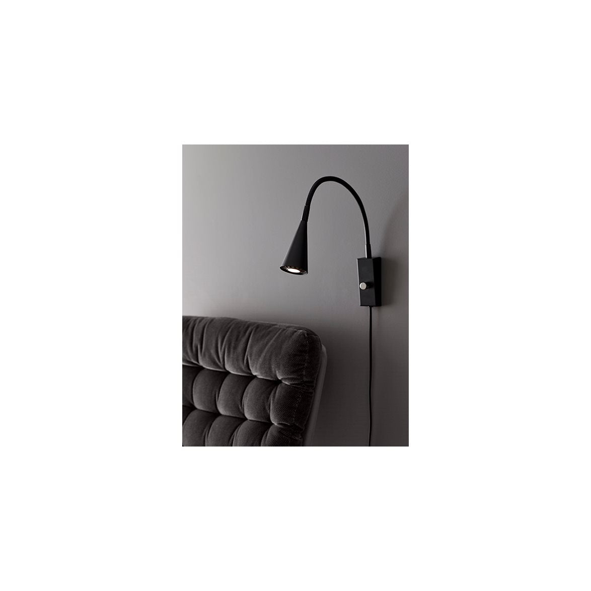 Ledro vägglampa mattsvart