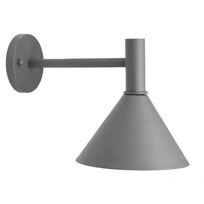 Minitripp vägglampa grå