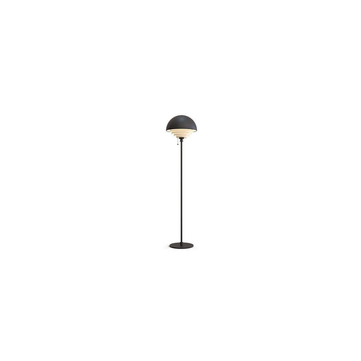 Motown golvlampa svart