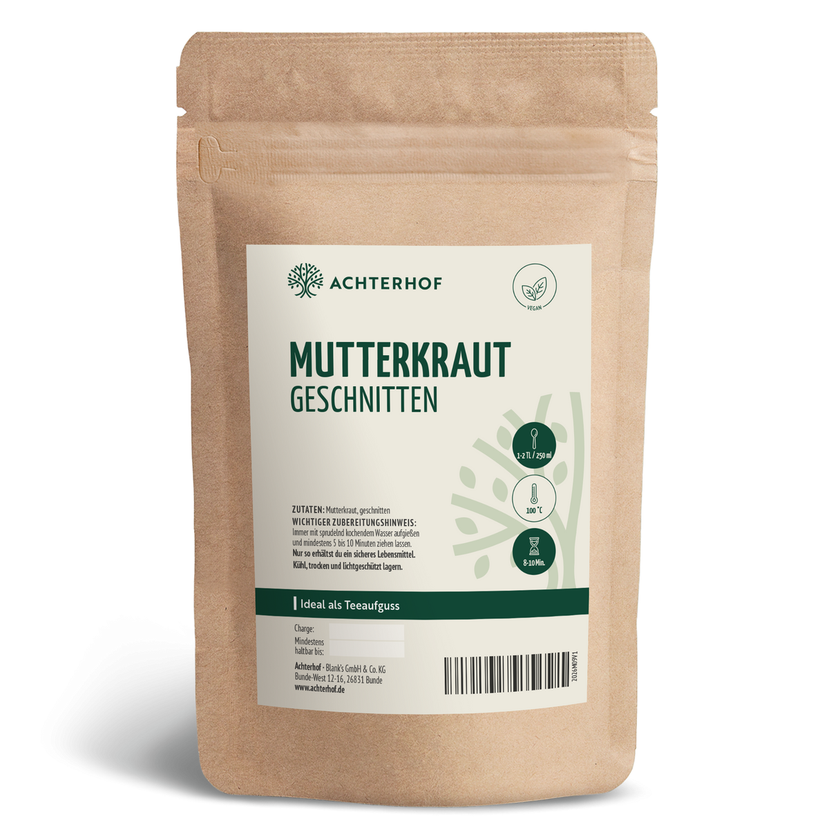 Mutterkraut geschnitten (100g)