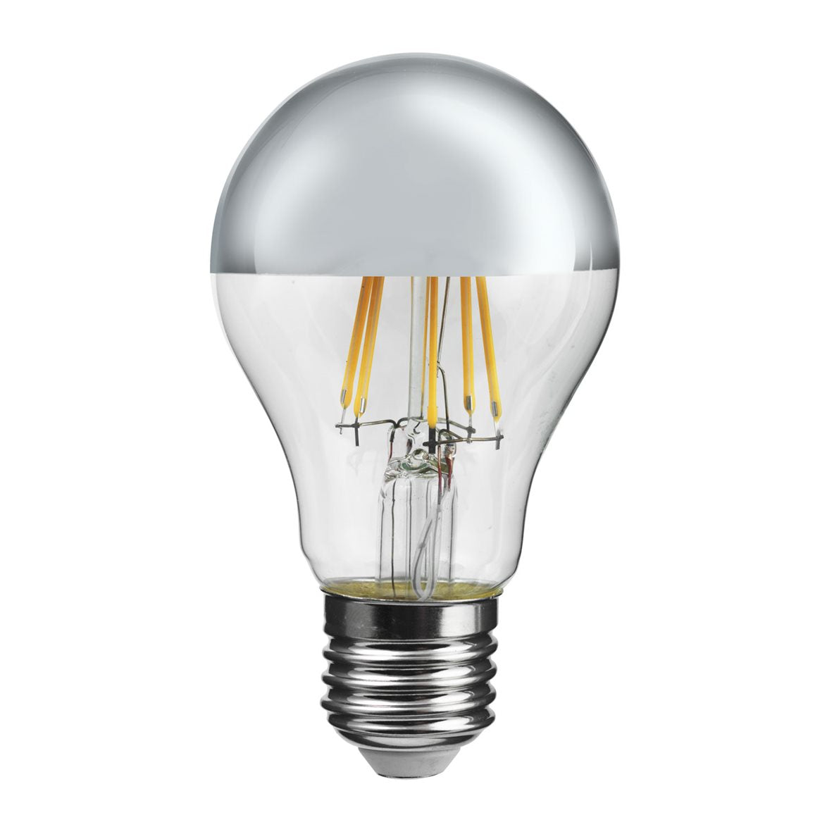 Normallampa LED silvertopp 550lm  2700K dimbar