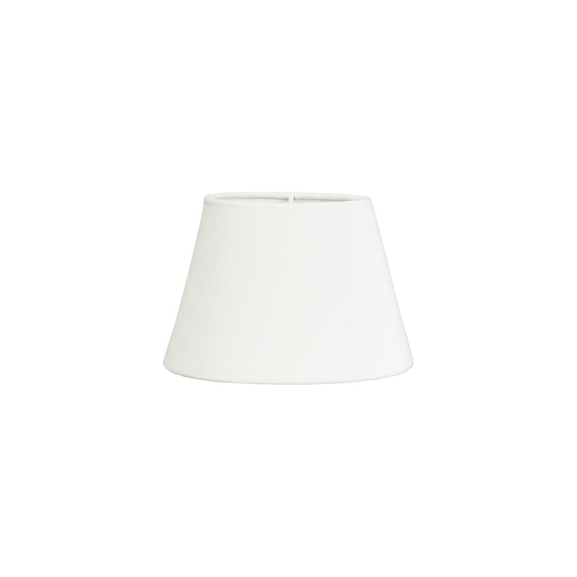OVAL lampskärm sammet offwhite