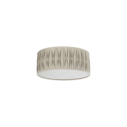 Plafond Plissé beige med stygn