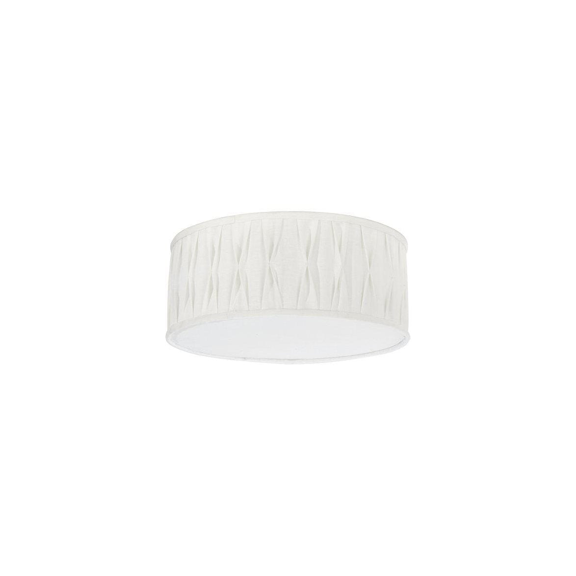 Plafond Plissé offwhite med stygn