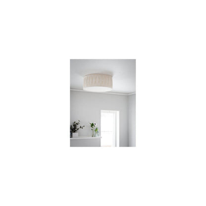 Plafond Plissé offwhite med stygn